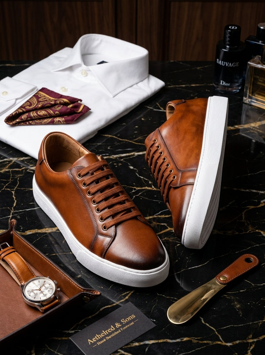 Corso | Zapatillas de piel para hombre