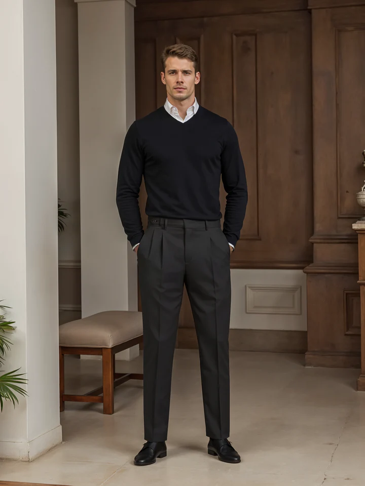 Sergio | Pantalón de Pinzas Premium